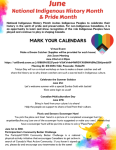 June is National Indigineous history month