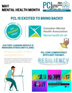 Newsletter for May's mental health month